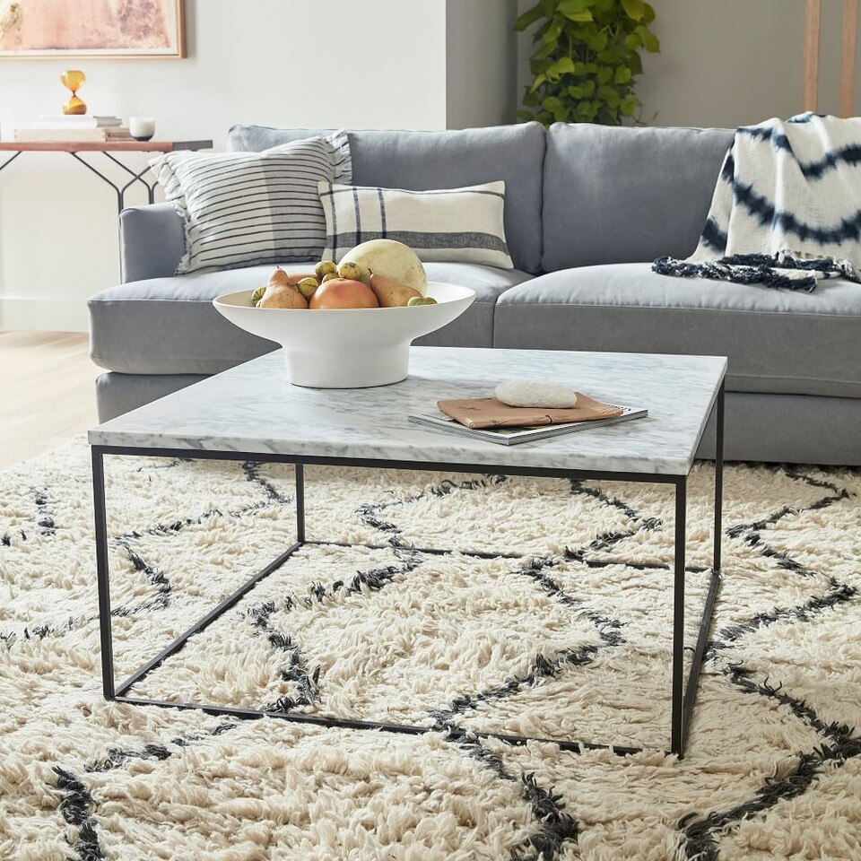 Streamline Square Coffee Table (81cm) | West Elm UK